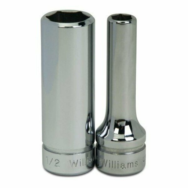 Williams Socket, 2 7/8 Inch OAL, Deep, 3/8 Inch Dr, 22 MM Size JHWBMD-622